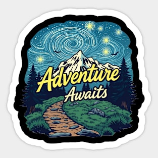Adventure Awaits Sticker